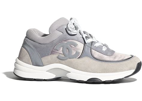 blue and grey chanel sneakers|chanel sneakers buy online.